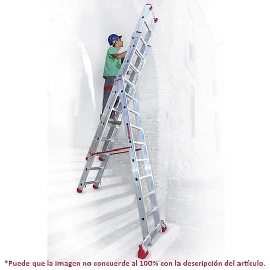 Escalera aluminio multiuso EN1506 triple 5+6+6