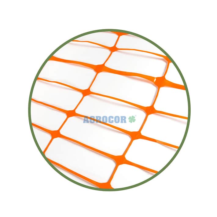 Malla Balizamiento Cuadro 100x40mm 90gr/m2 1x50m - Imagen 2