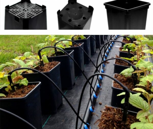 Maceta cuadrada 10x10x17