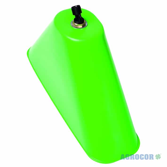 Campana rectangular con codo y boquilla