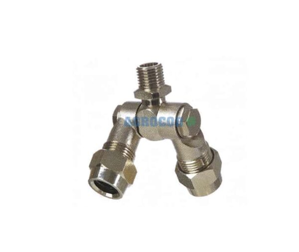 Portaboquilla articul. metal 1/4 doble