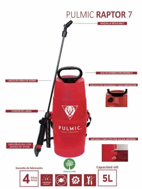 Pulverizador PULMIC Raptor 7