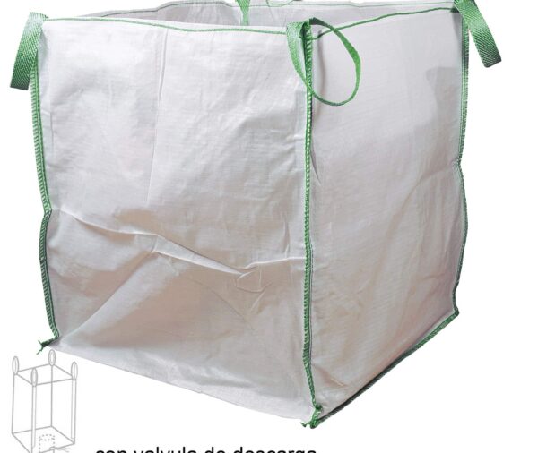Saca (big-bag) con valvula descarga (max 1000 kg)