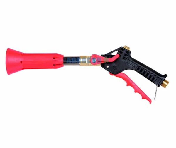 PISTOLA TURBO 400S/R ANIPAL La PISTOLA TURBO 400S/R ANIPAL de pulverización, ha sido fabricada con latón, acero inoxidable y plástico de alta resistencia y está diseñada para la realización de tratamientos en múltiples escenarios.