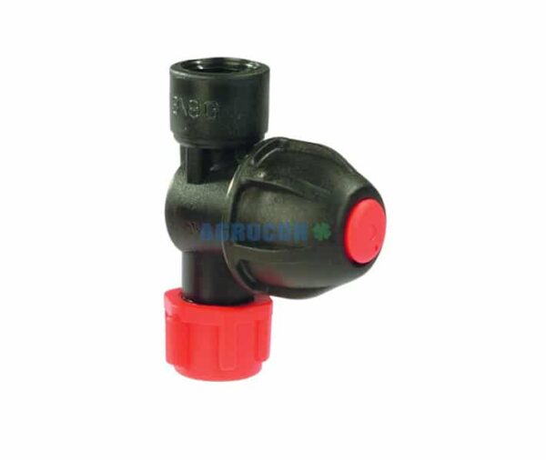 Portaboquilla roscado antigota y tuerca 3/8