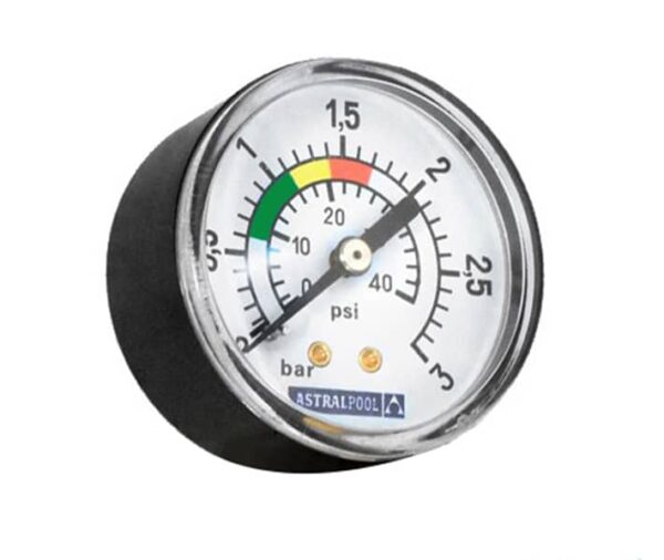 Manometro ASTRAL 03 bar 1/8'' ø 50 mm horizontal