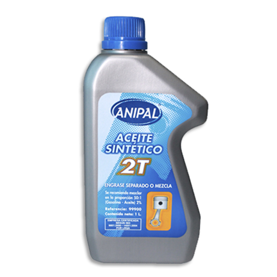 Aceite ANIPAL Sintex 2T 1 litro
