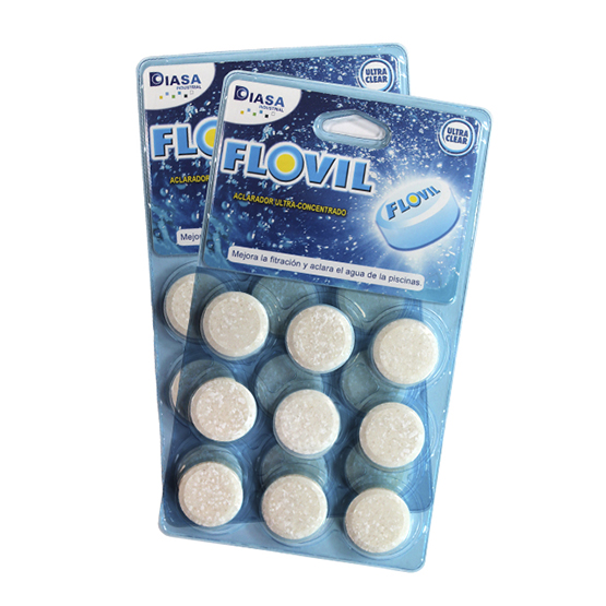 Anipool floculante Flovil Blister 9 pastillas
