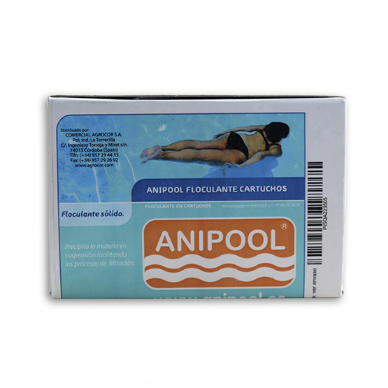 Anipool floculante cartuchos 1 kg.