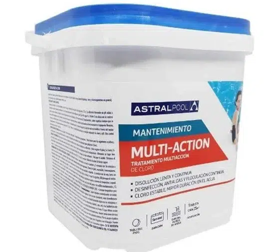 Astral multiaccion tab.5 kg.sin borico