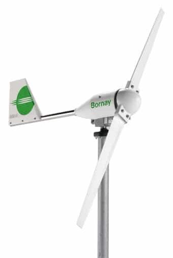 Aerogenerador bornay 600 w 12v.2p con reg. digit.