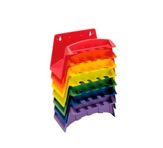 Soporte portamangueras plastico color