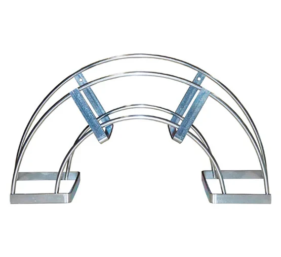 Soporte portamangueras pared gris Epoxi