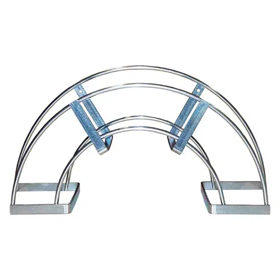 Soporte portamangueras pared gris Epoxi