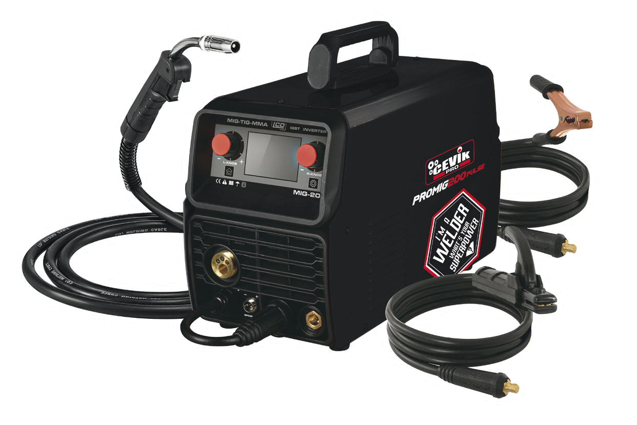 Soldador Inverter PROMIG 200P 220 amp MIG/TIG/MMA