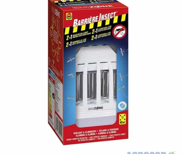 Barrera 2en1 Bombilla Nomadic anti mosquitos COMPO