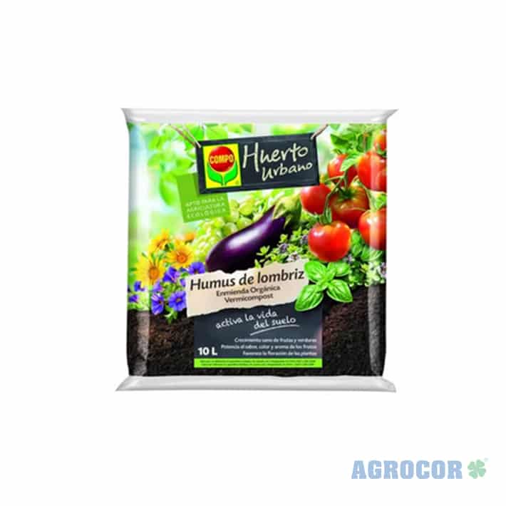 Humus de lombriz 10 litros COMPO