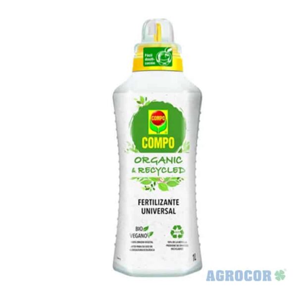 Fertilizante universal Organic & Recycled 1 litro COMPO