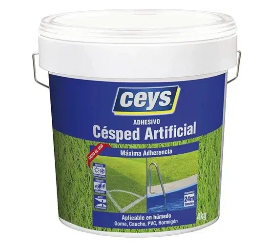 Ceys adhesivo cesped artificial bote 4 kg.
