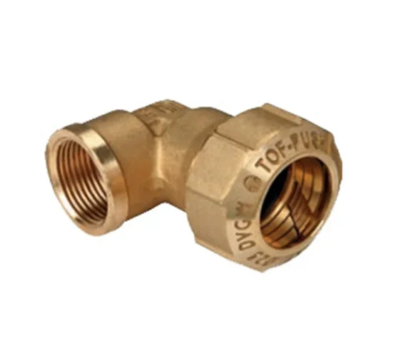 Codo RH laton P.E 1 1/2" EFFEBI