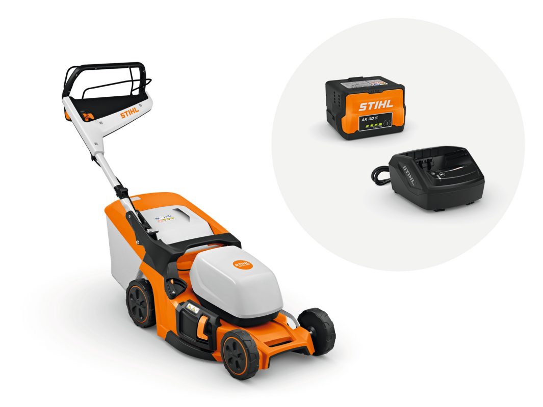 Cortacesped STIHL RMA 448.3 V + AK 30 S + AL 101