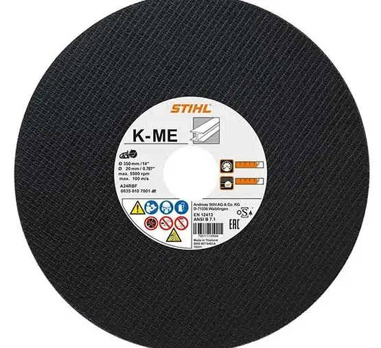 Disco Tronzadora Acero K-ME 400 x 4,5 mm.