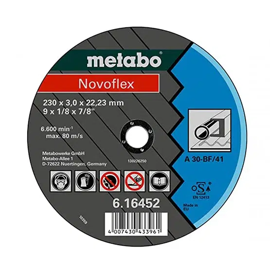 Disco corte Novoflex A24-N Acero ø 180x6.0