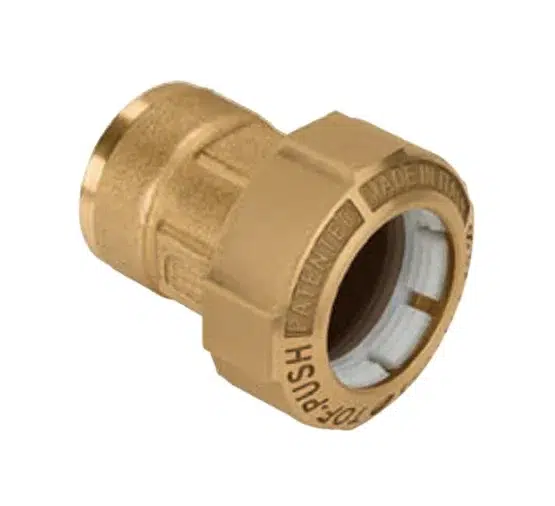 Enlace RH laton P.E. 1" EFFEBI