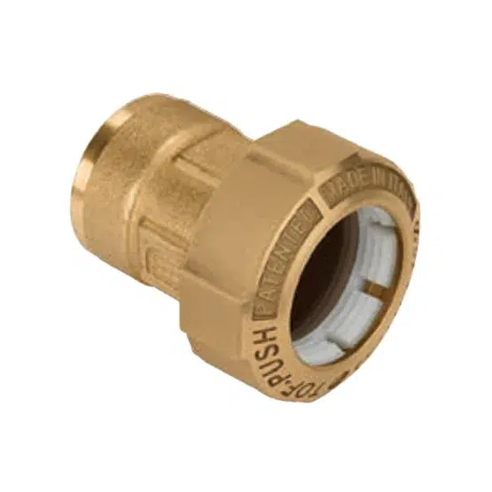 Enlace RH laton P.E. 1" EFFEBI