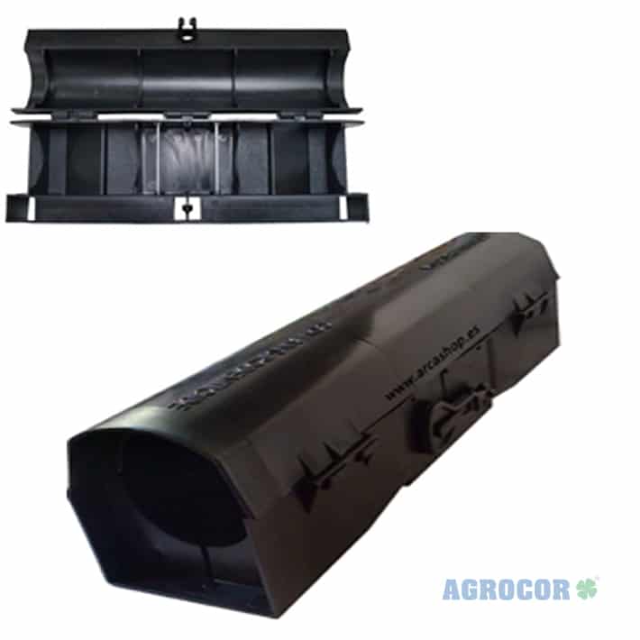 Portacebo tubular ratas y ratones