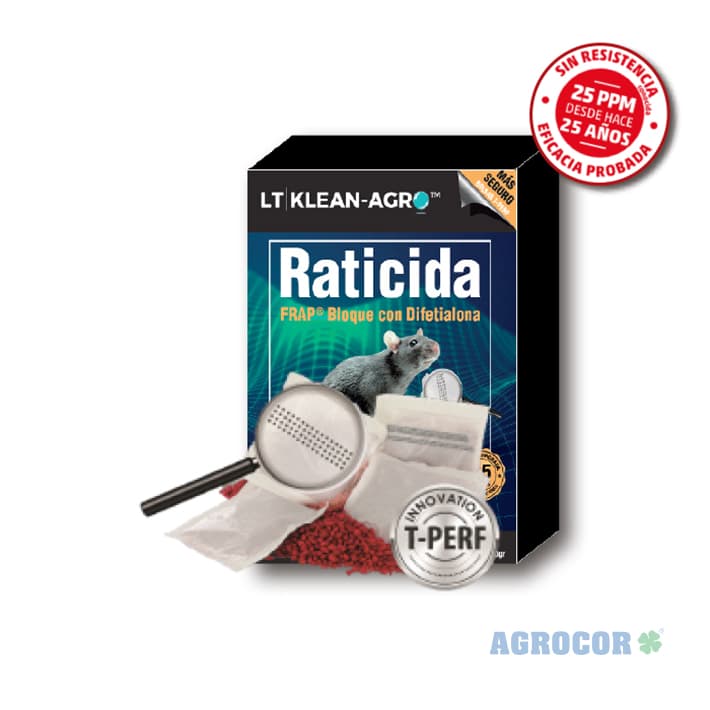 Raticida LT KLEAN AGRO Grano Tech 150 grs