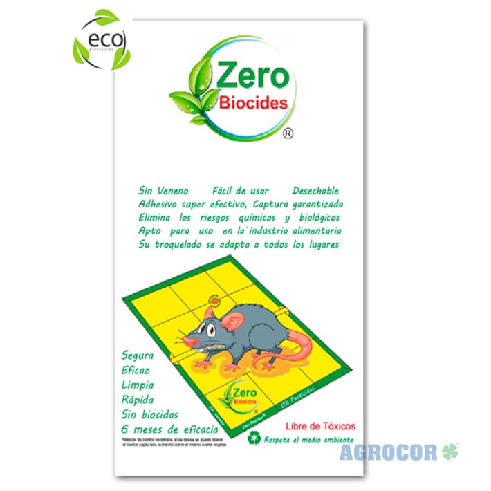 Trampa adhesiva RATA ZERO BIOCIDES