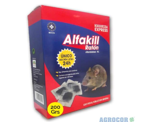 Raticida ALFAKILL RATON 4 200 grs