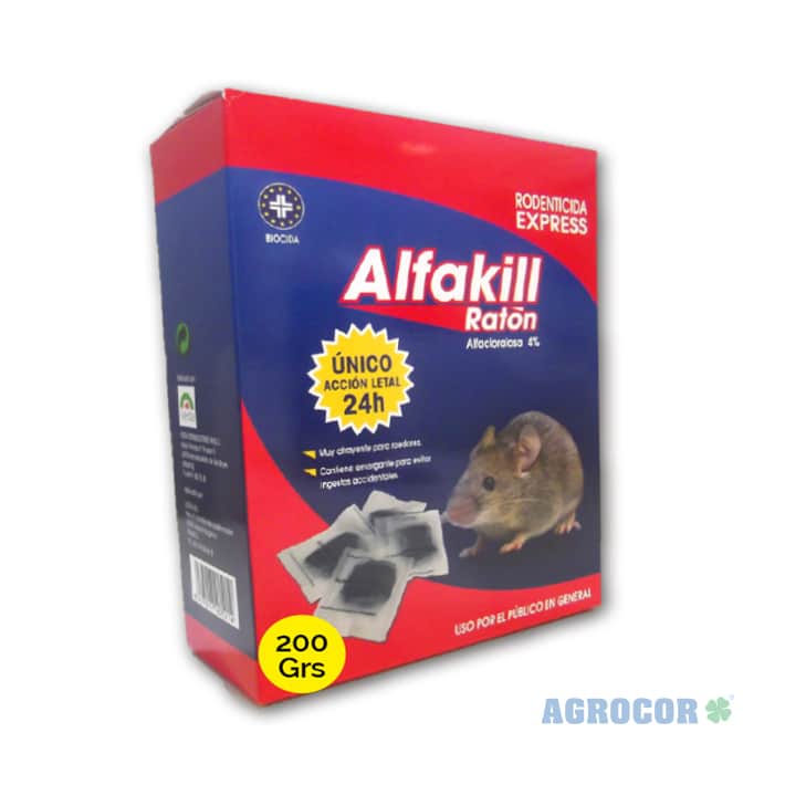 Raticida ALFAKILL RATON 4 200 grs