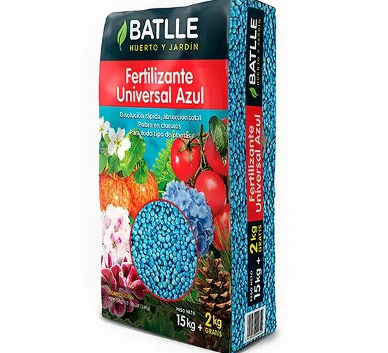 Fertilizante Universal Azul BATLLE 15+2 Kg