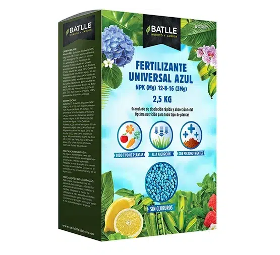 Fertilizante Universal Azul BATLLE 2,5 Kg