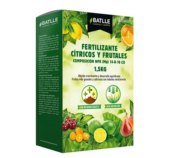 Fertilizante Citricos y Frutales BATLLE 1,5 Kg