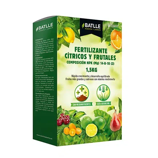 Fertilizante Citricos y Frutales BATLLE 1,5 Kg