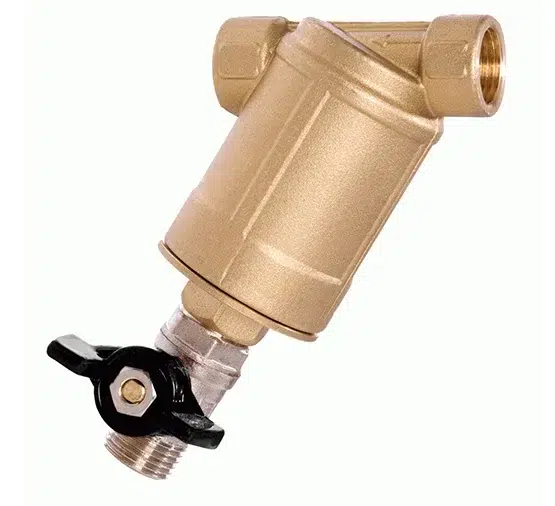 Filtro laton inclinado 1/2 con llave