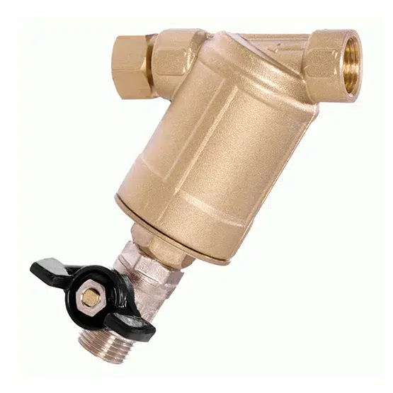 Filtro laton inclinado 1/2 tuerca loca y llave