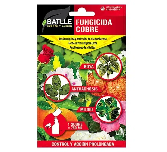 Fungicida Cobre BATLLE sobre para 5 L