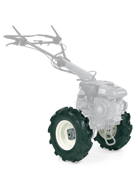 Ruedas neumaticas 400*08 +kit ejes