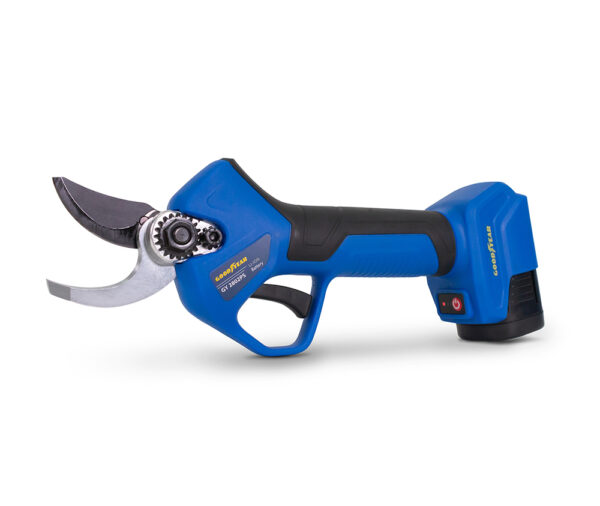 Tijera de poda a batería Goodyear GY2802PS 28 mm con 2 posiciones de corte y autonomía de 2 a 3 horas
