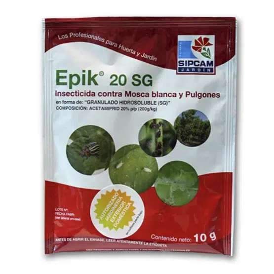 Insecticida Epik 20 SG (sobre 10 g) Acetamiprid
