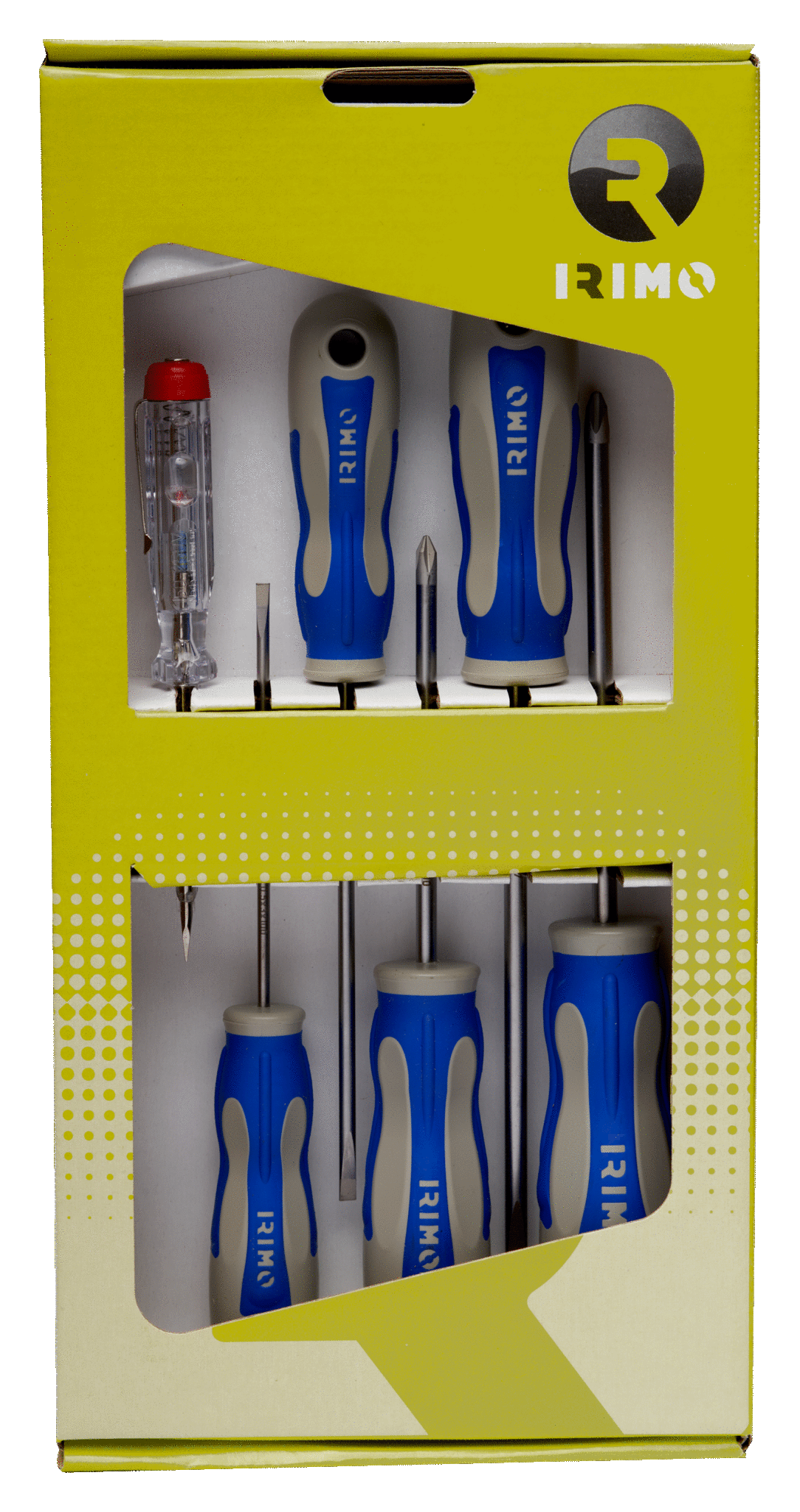 Juego destornilladores ranurados y Phillips, 6 pcs