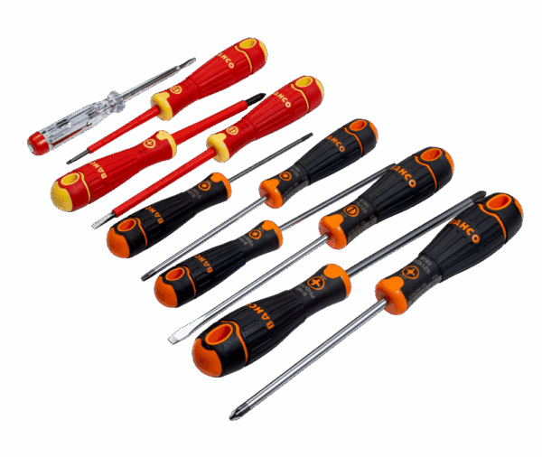 Juego destornilladores ranurados y Pozidriv, 6 pcs