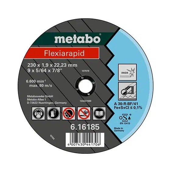 Disco corte Flexiarapid Acero Inoxidable ø 115x1.0