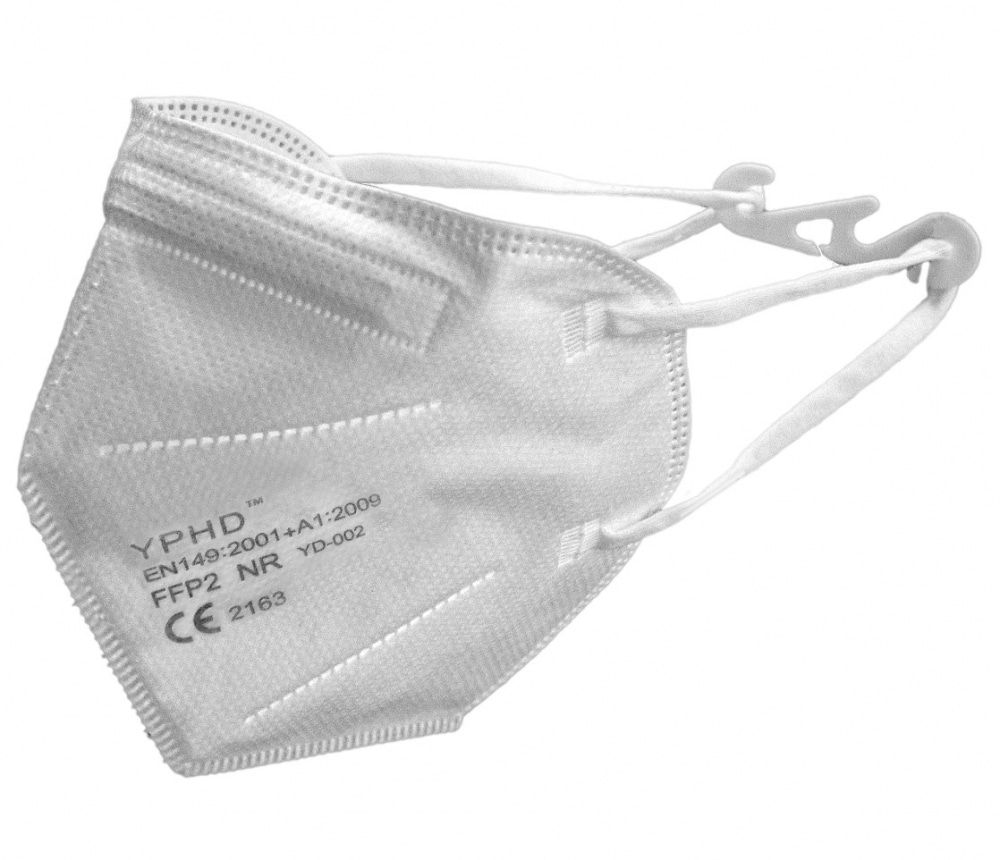 Mascarilla plegada YD-002 YPHD FFP2 sin válvula