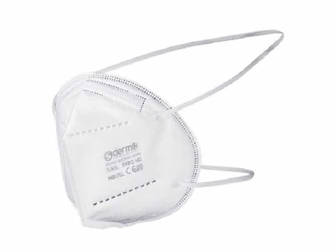 Mascarilla plegada MB25l DERMIK FFP2 sin válvula