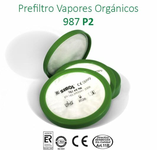 Pre filtro 987 P2 (particulas FFP2)